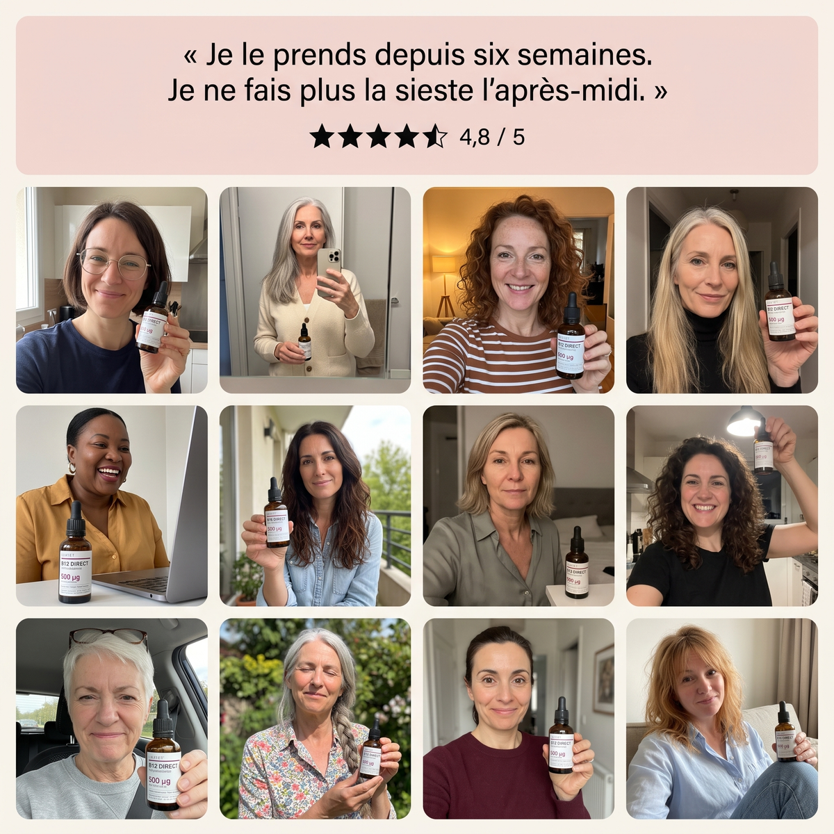 B12 Direct : Pour les femmes qui n'ont pas le temps d'être fatiguées